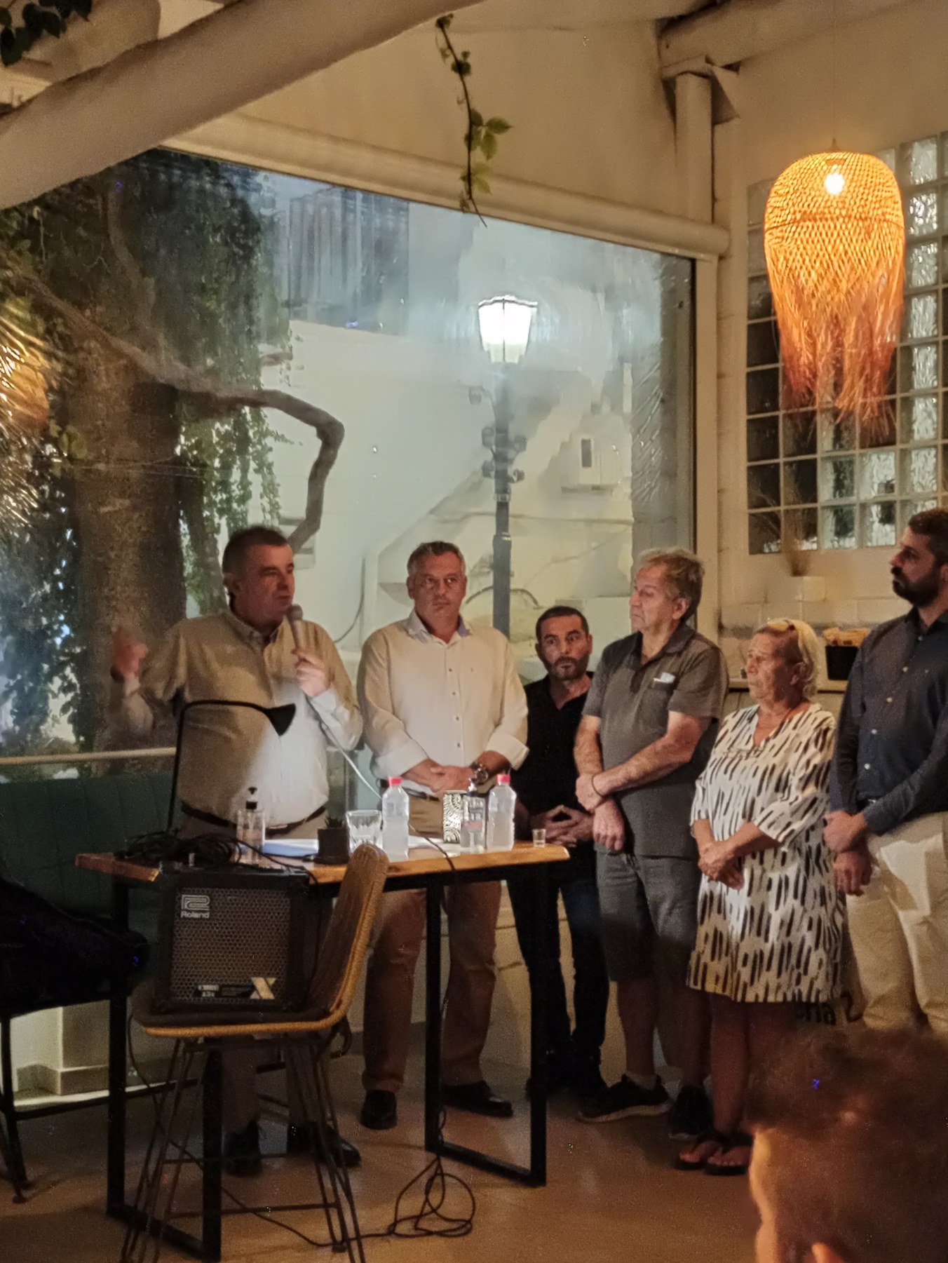 Στην Αγία Γαλήνη ο Γιάννης Ταταράκης