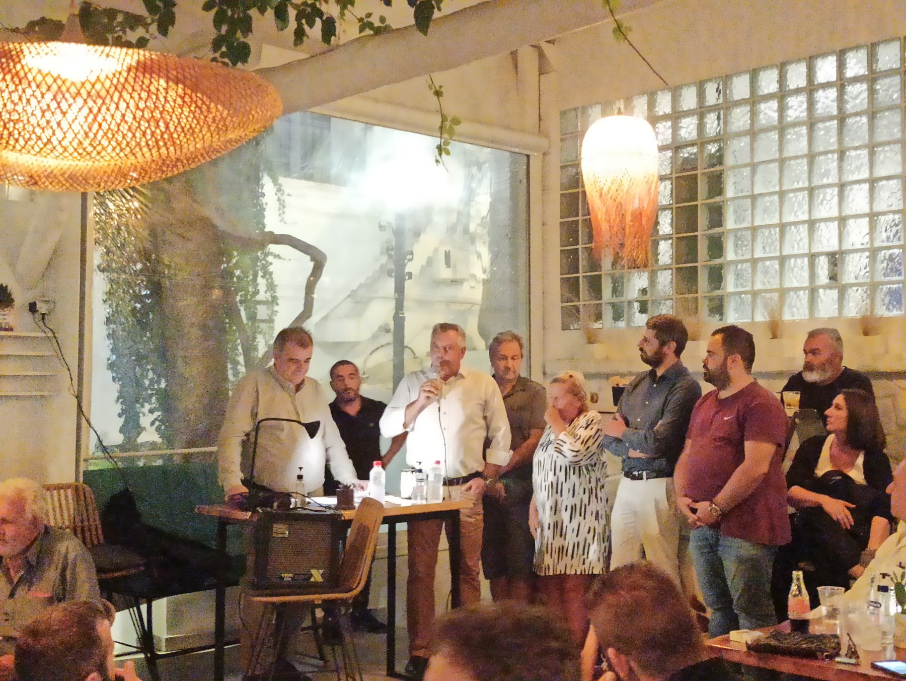 Στην Αγία Γαλήνη ο Γιάννης Ταταράκης