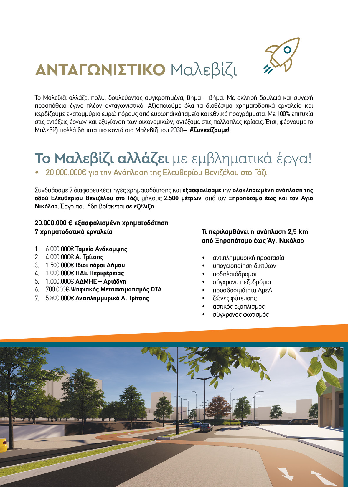 Δήμος Μαλεβιζίου: Μέσα σε μία τετραετία πρωταγωνιστής των εξελίξεων!