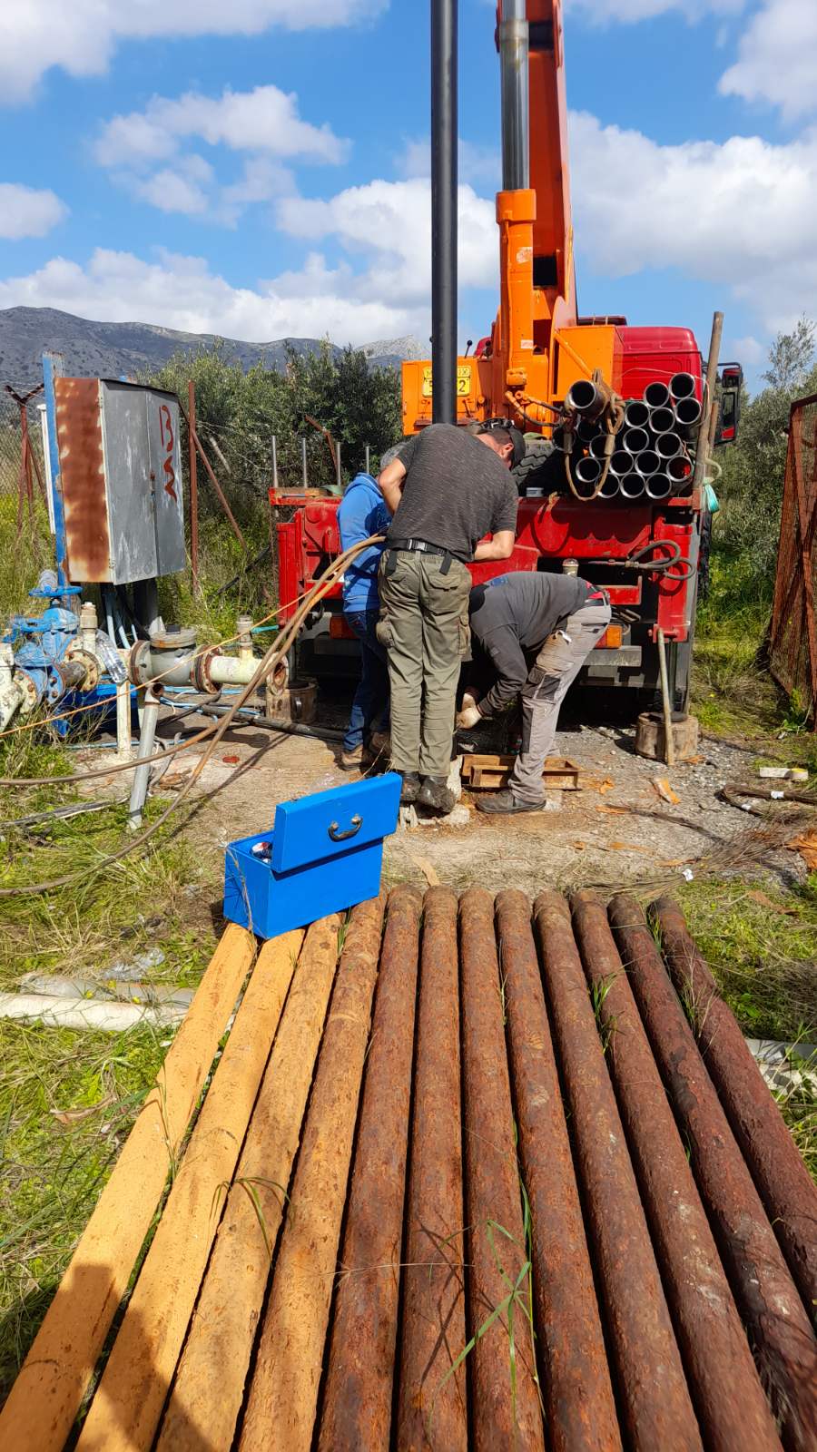 γεώτρηση Τύλισος Ηράκλειο Δήμος Μαλεβιζίου