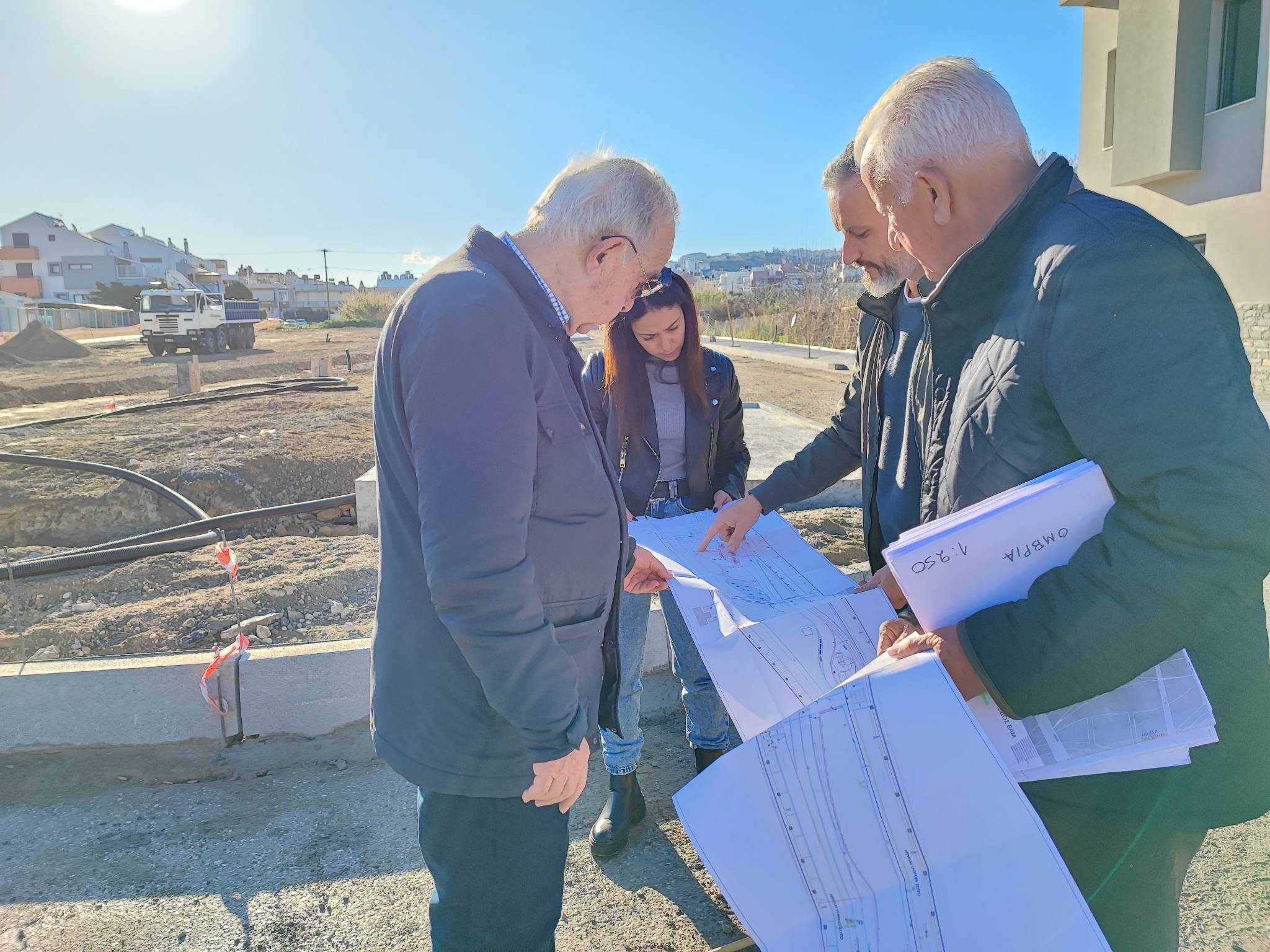 Δήμαρχος Πάρκο Ερυθραίας Ηράκλειο Αναστασάκης Λαμπρινός