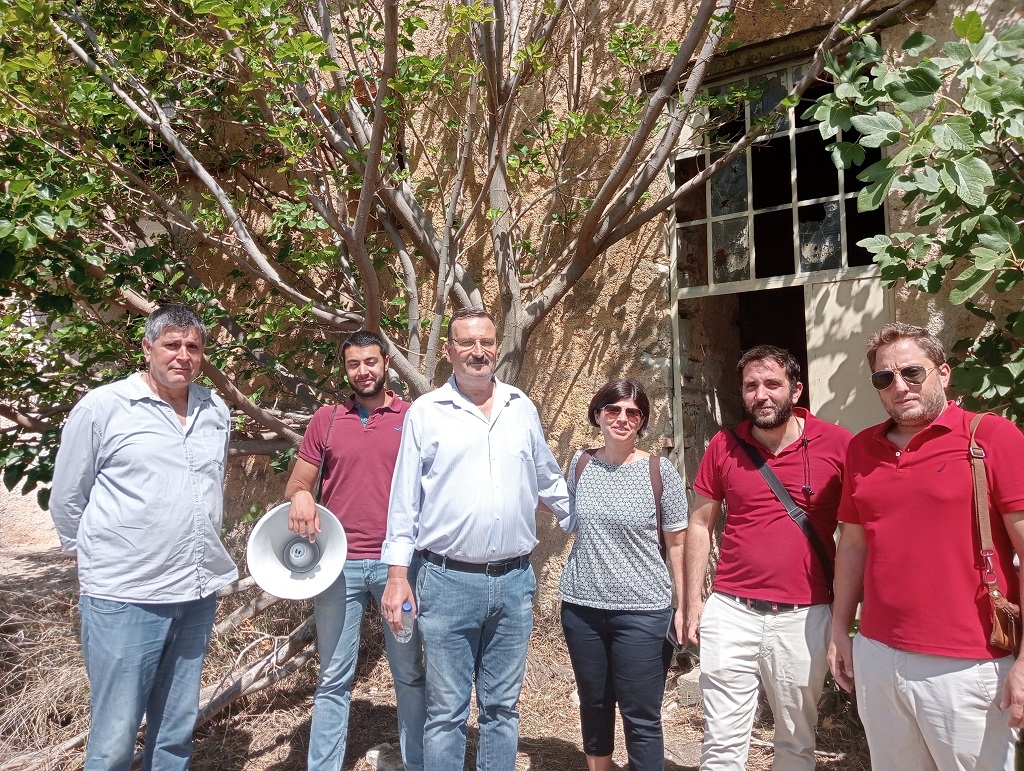 Στην ξενάγηση που οργανώθηκε στο Φρούριο Ιτζεδίν κλιμάκιο της Λαϊκής Συσπείρωσης