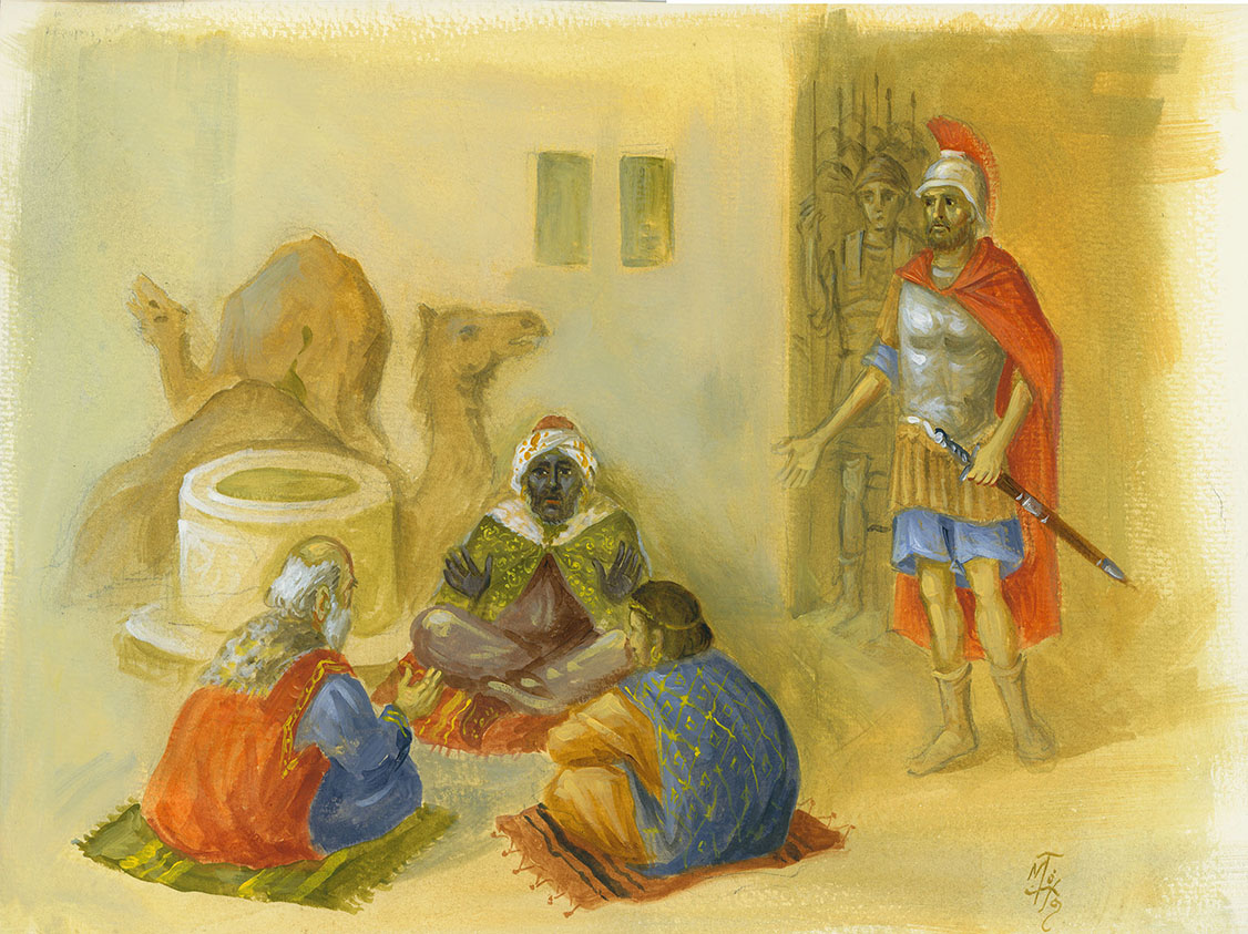 oi magoi fthanoun sti vithleem