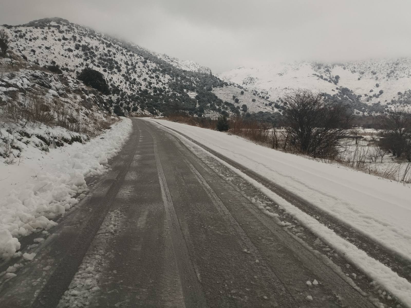 οροπέδιο χιόνι Λασίθι