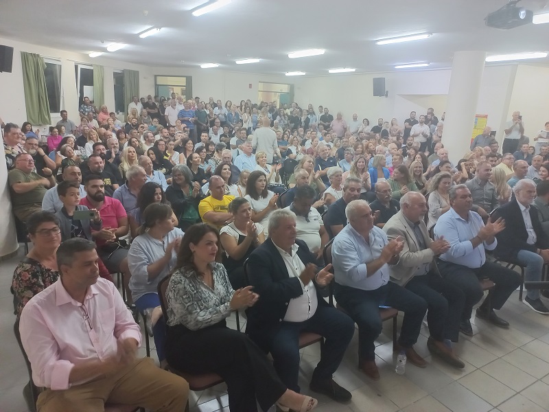 Παλμός, ζωντάνια και μήνυμα νίκης στην παρουσίαση αρχών, θέσεων αλλά και των υποψηφίων του συνδυασμού του Δημάρχου Χερσονήσου 