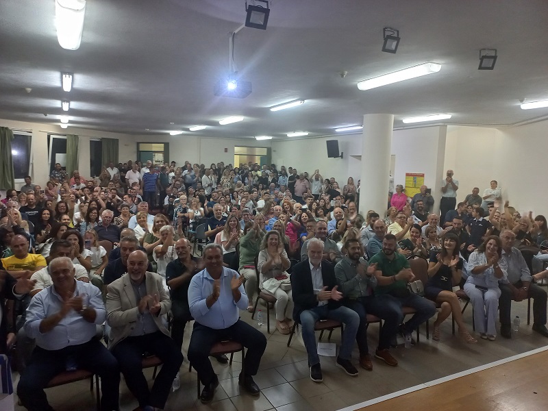 Παλμός, ζωντάνια και μήνυμα νίκης στην παρουσίαση αρχών, θέσεων αλλά και των υποψηφίων του συνδυασμού του Δημάρχου Χερσονήσου 