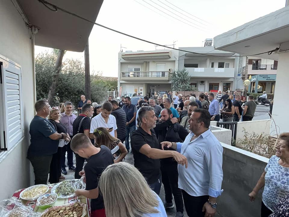 Με αμείωτη ένταση συνεχίζονται οι περιοδείες του Δ. Πιτσικάκη