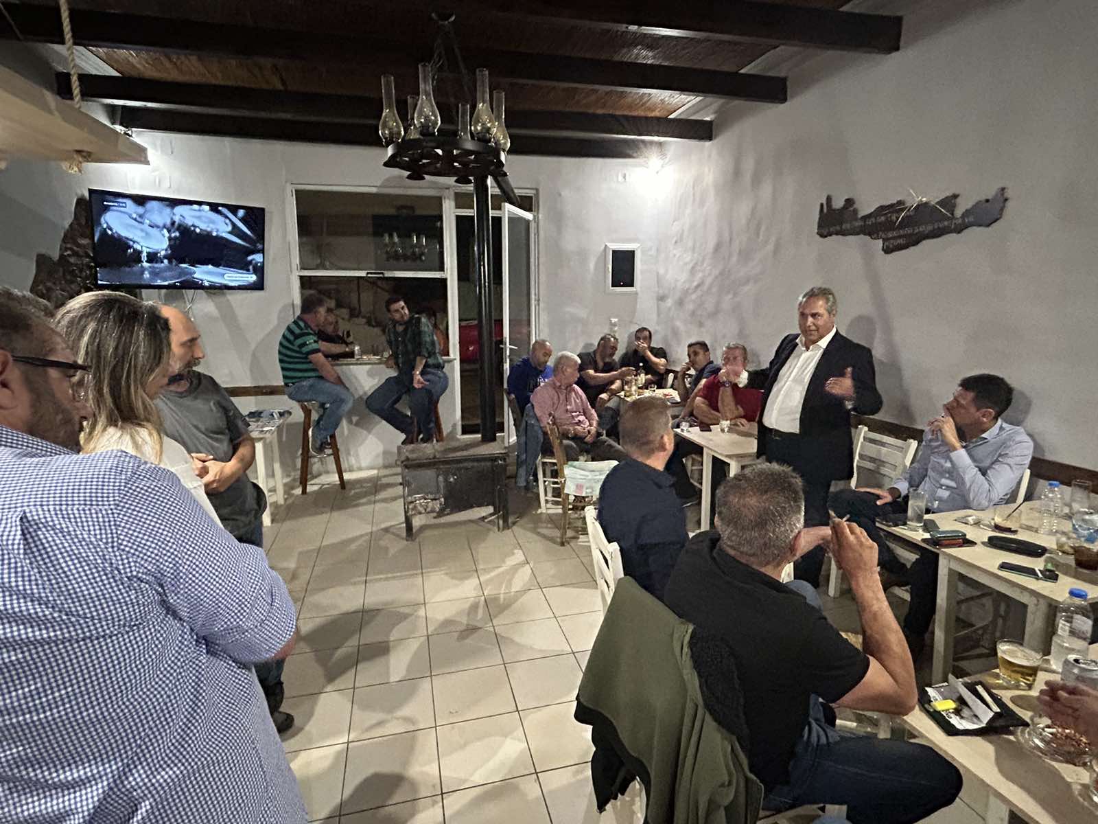 Στη Ρογδιά ο Νίκος Σκουλάς