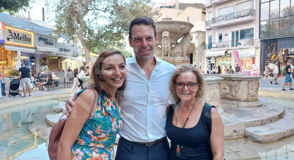 Στο Ηράκλειο ο Στέφανος Κασσελάκης - Δείτε φωτογραφίες