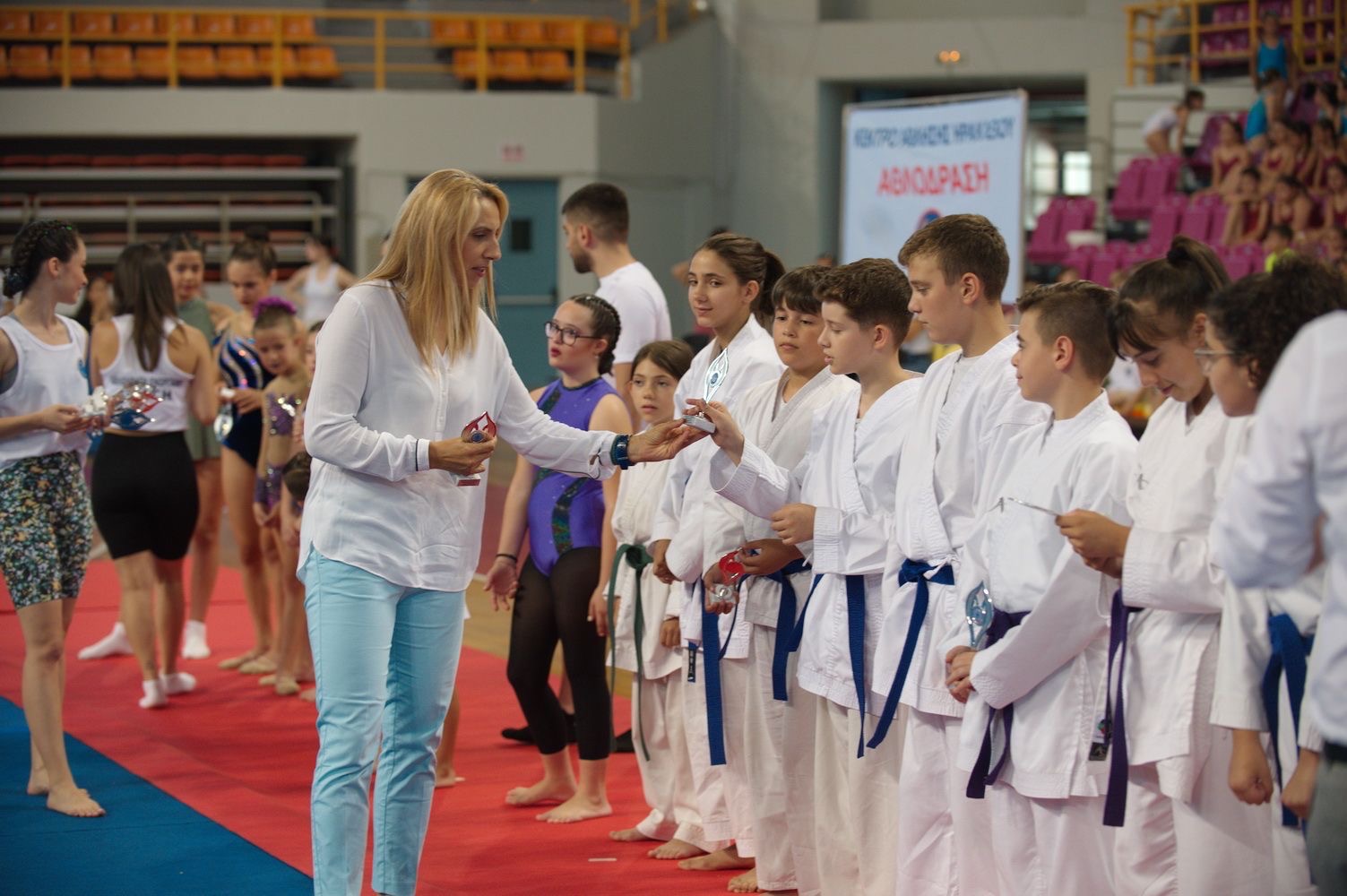 Τιμήθηκαν για την προσφορά τους στον αθλητισμό το ΕΑΚΗ και η Εύα Σημαιάκη 