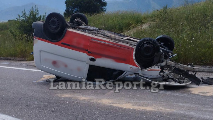 Τροχαίο με ανατροπή οχήματος 