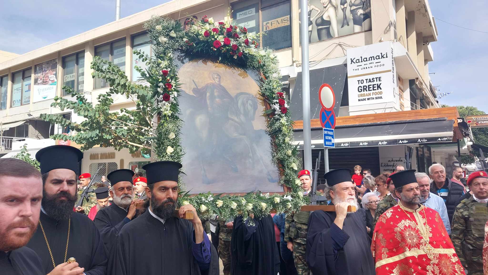 Το Ηράκλειο τίμησε τον πολιούχο του, Άγιο Μηνά - Βίντεο και φωτογραφίες