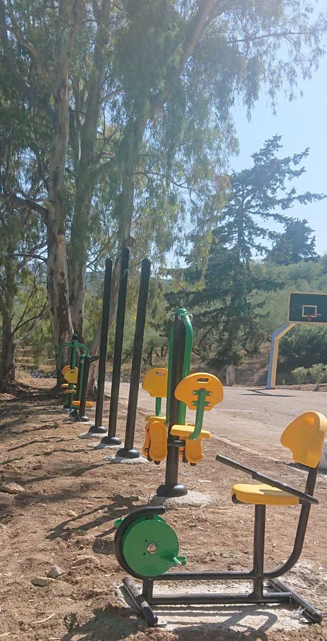 υπαίθρια όργανα Άθληση Βουλγάρω Χανιά