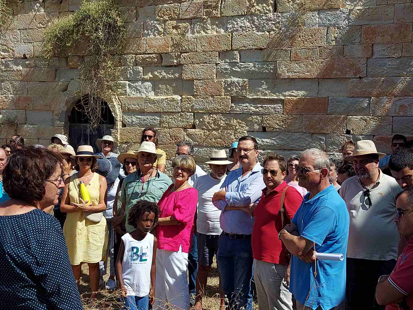 Στην ξενάγηση που οργανώθηκε στο Φρούριο Ιτζεδίν κλιμάκιο της Λαϊκής Συσπείρωσης