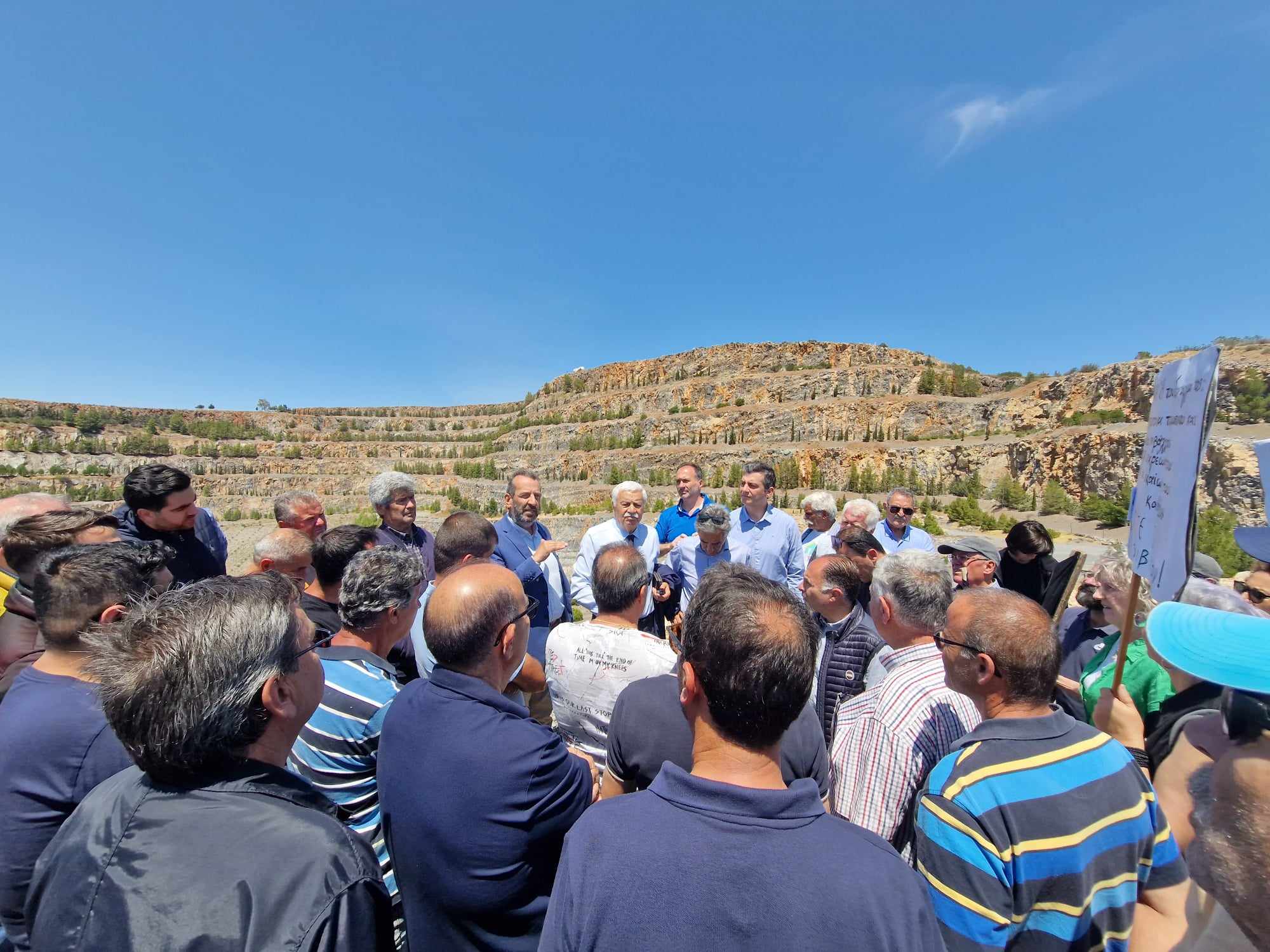 Κατηγορηματικά "όχι" από τον Δήμο Χερσονήσου και την τοπική κοινωνία στην επαναλειτουργία των λατομείων