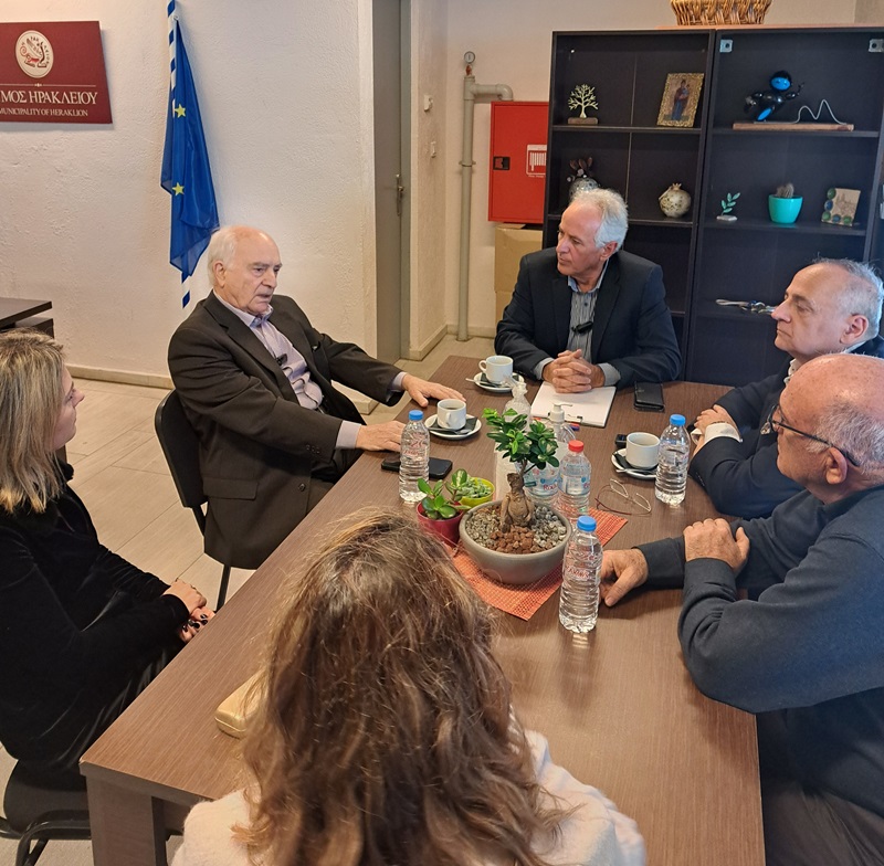 Συνάντηση Αντιδημάρχου Παιδείας με το Γ.Γ Επαγγελματικής Εκπαίδευσης του Υπουργείου Παιδείας Γιώργο Βούτσινο