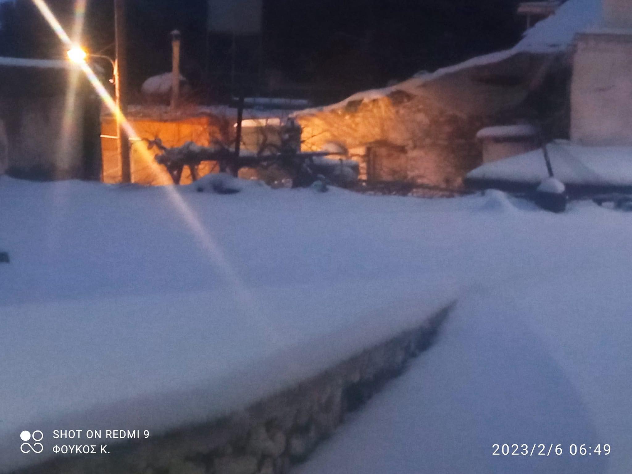 Καμινάκι Λασίθι Χιόνι Καμινακι Κώστας φουκαρακης