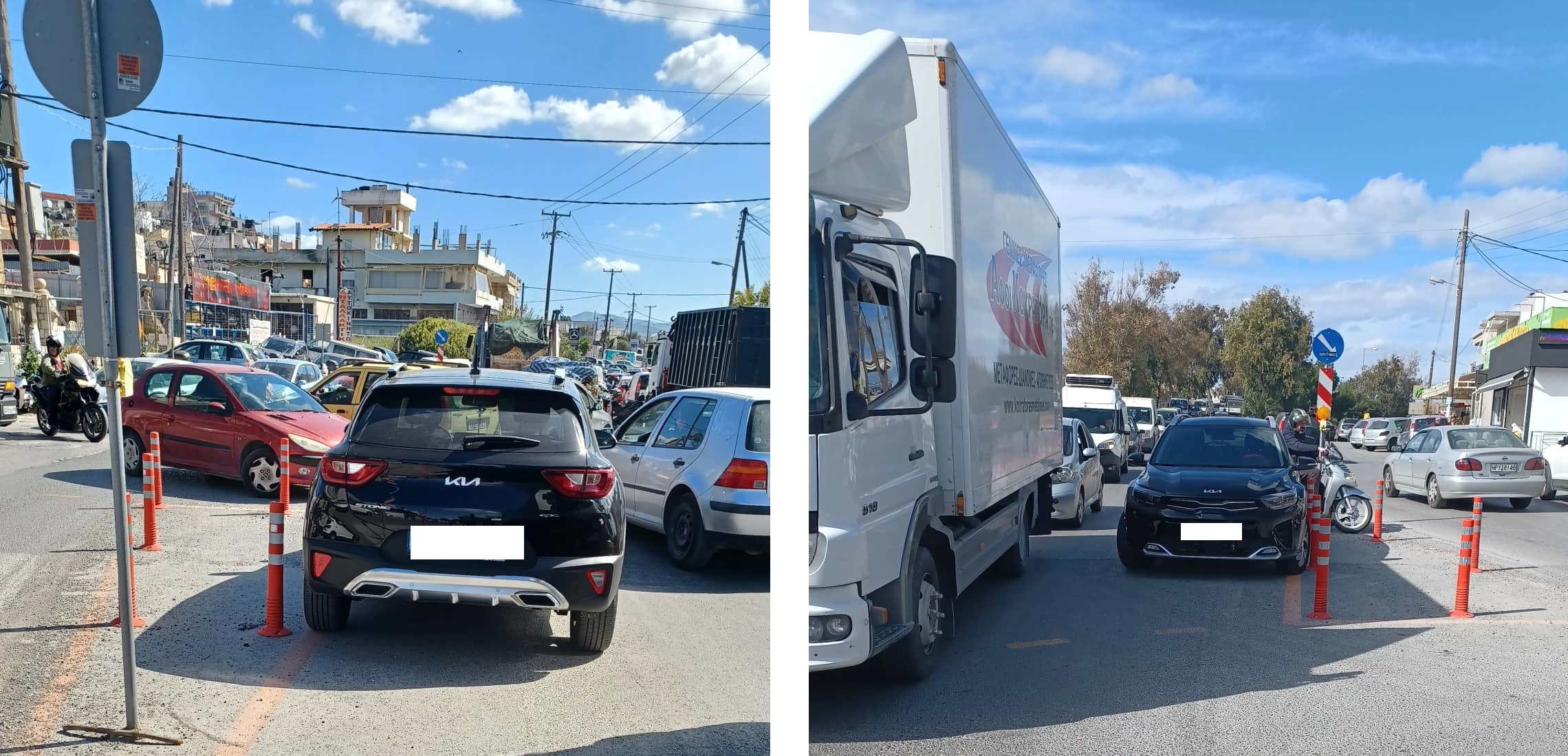 Άγιος Ιωάννης Χωστός κυκλοφορία μποτιλιάρισμα Ηράκλειο