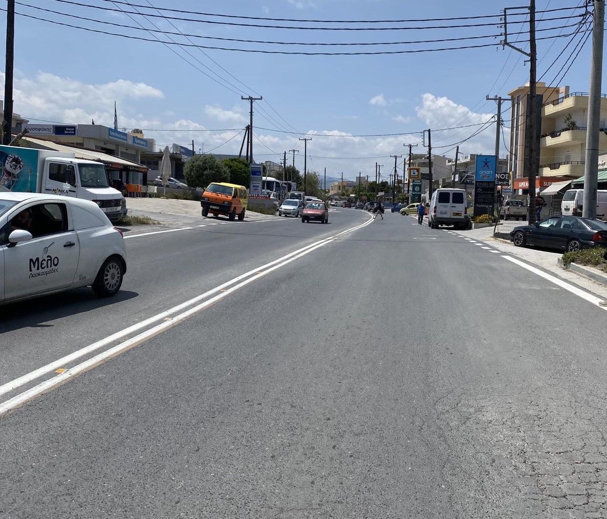 Άγιος Ιωάννης Χωστός κίνηση κυκλοφοριακό κόμβοι κολονάκια Ηράκλειο