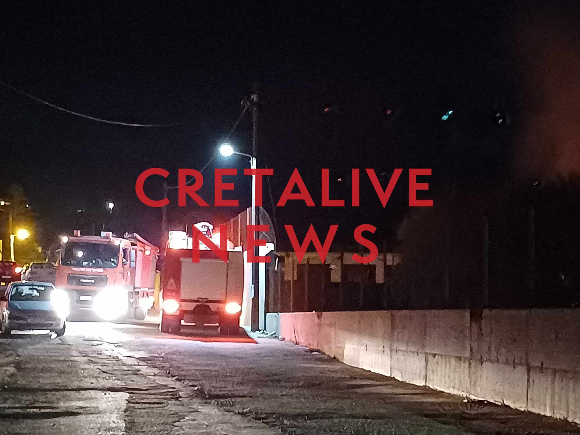 φωτιά Κοκκίνη Χάνι Ηράκλειο Πυροσβεστική