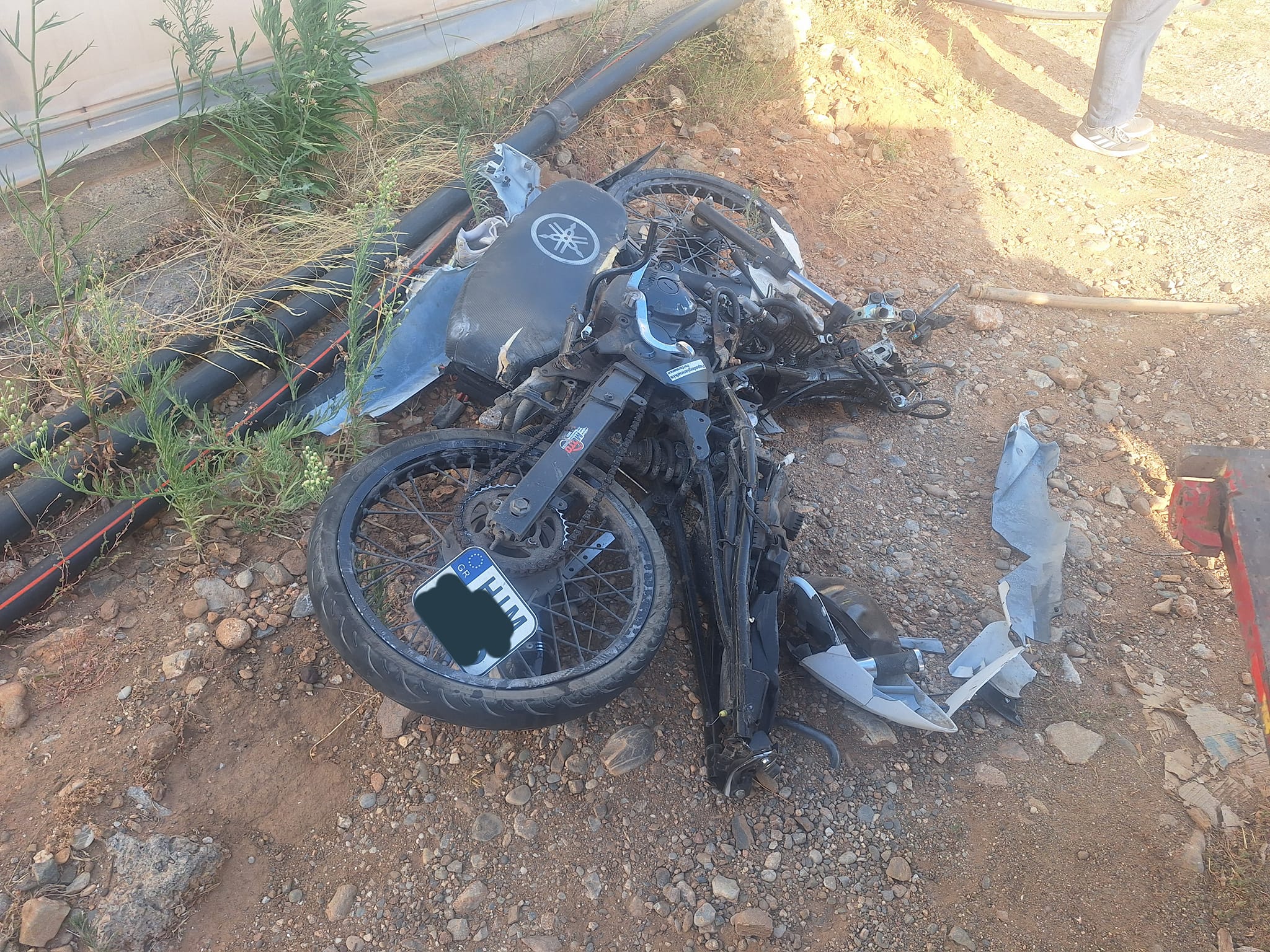 Σοβαρό τροχαίο στο δρόμο Κόκκινος Πύργος – Αγία Γαλήνη