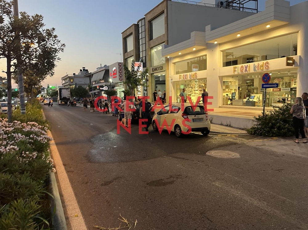 Τροχαίο Κνωσού τράκτορας