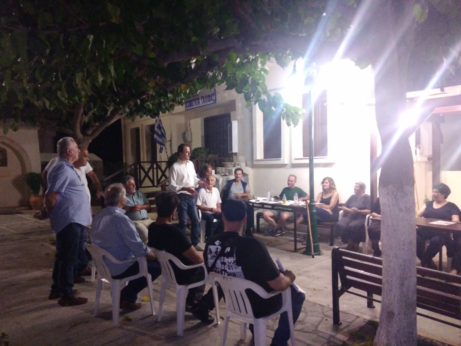 Περιοδεία κλιμακίου της Λαϊκής Συσπείρωσης σε Κοκκίνη Χάνι, Καινούργιο Χωριό, Γάλιπε, Γαλίφα