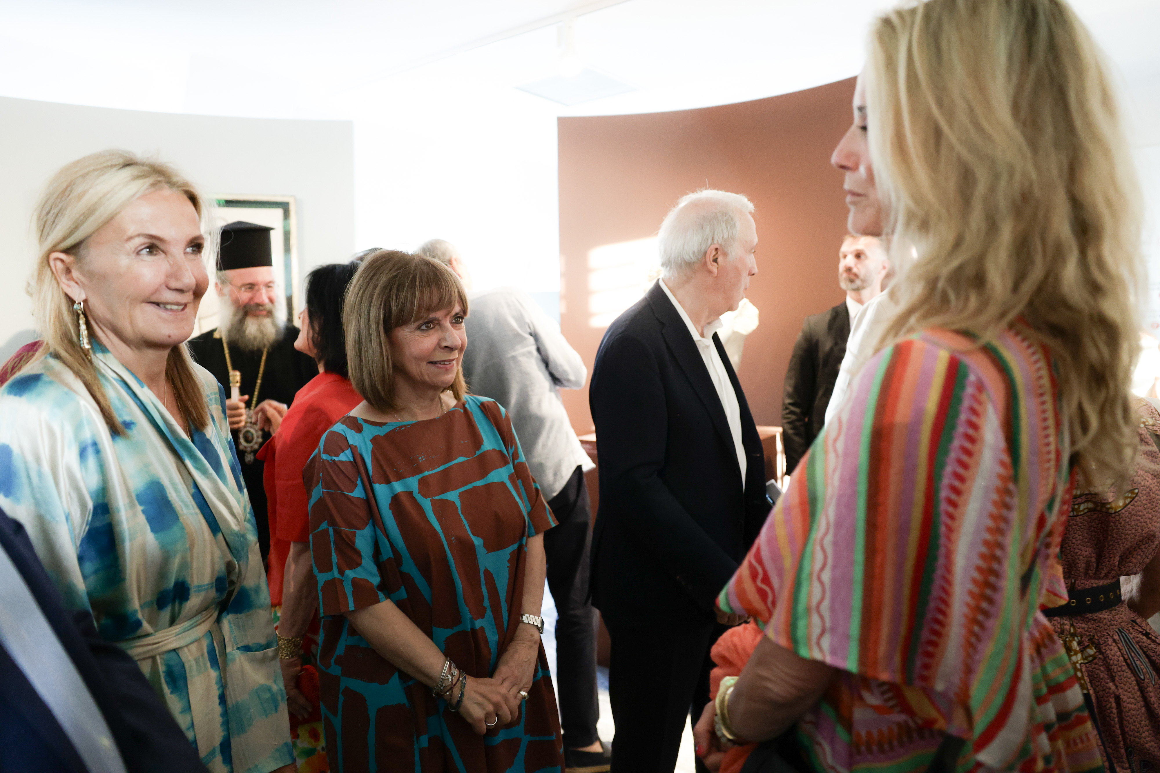 Και η σύζυγος του πρωθυπουργού Μαρέβα Γκραμπόφσκι - Μητσοτάκη, παρούσα στη μεγάλη γιορτή στην Αρχαία Ελεύθερνα