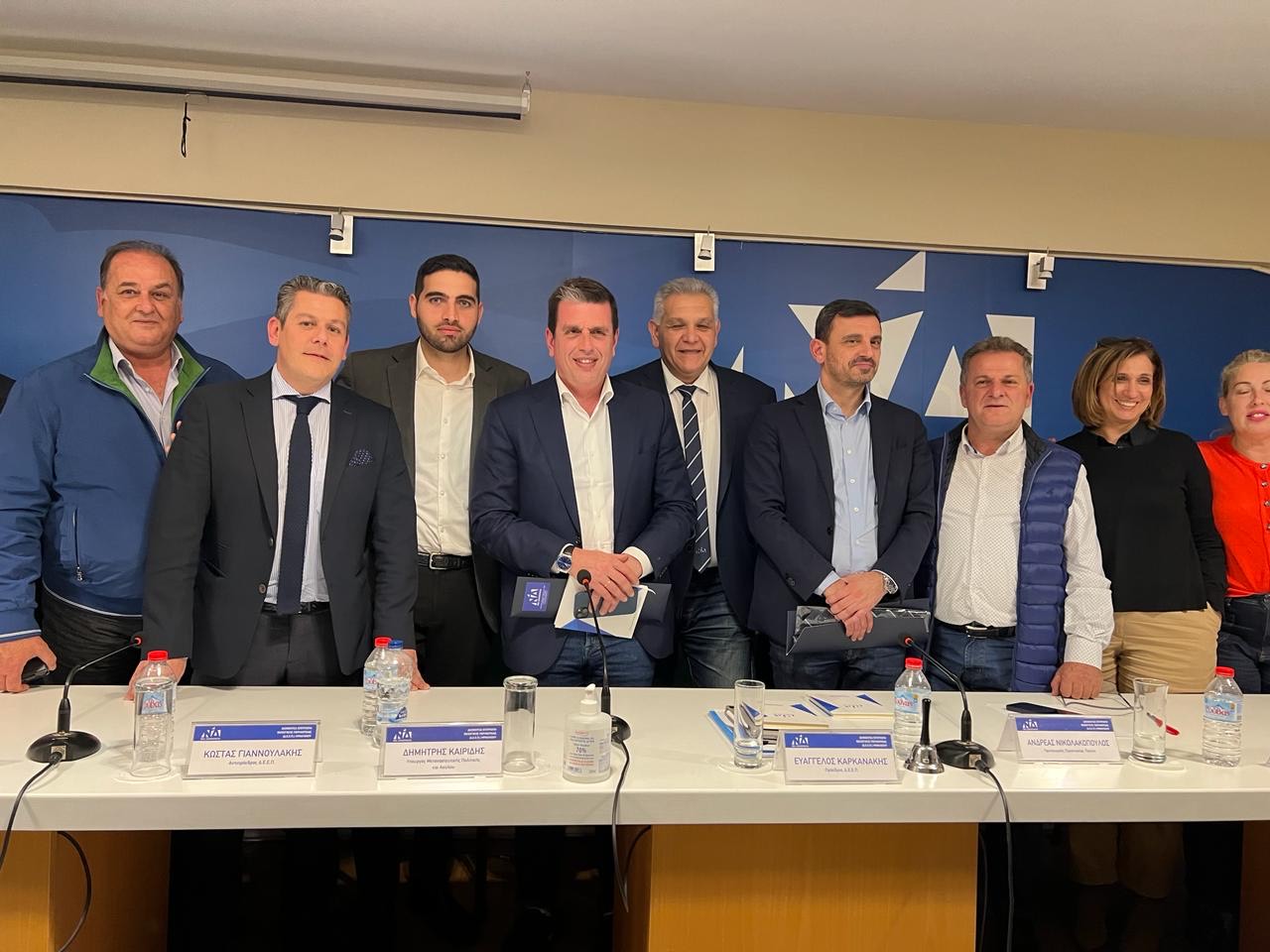 Παρουσία Καιρίδη και Νικολακόπουλου η συνεδρίαση της ΔΕΕΠ Ηρακλείου ΝΔ