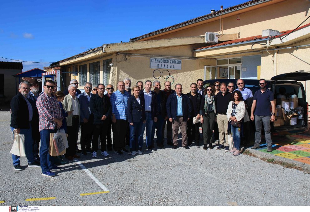 ΠΟΕΣΥ και Ενώσεις Συντακτών: Παραδόθηκε η βοήθεια στα σχολεία του Παλαμά Καρδίτσας