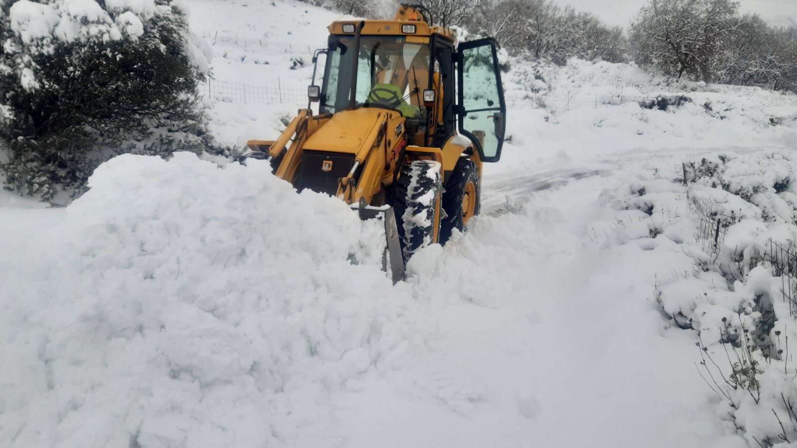 χιόνι δήμος Αγίου Βασιλείου