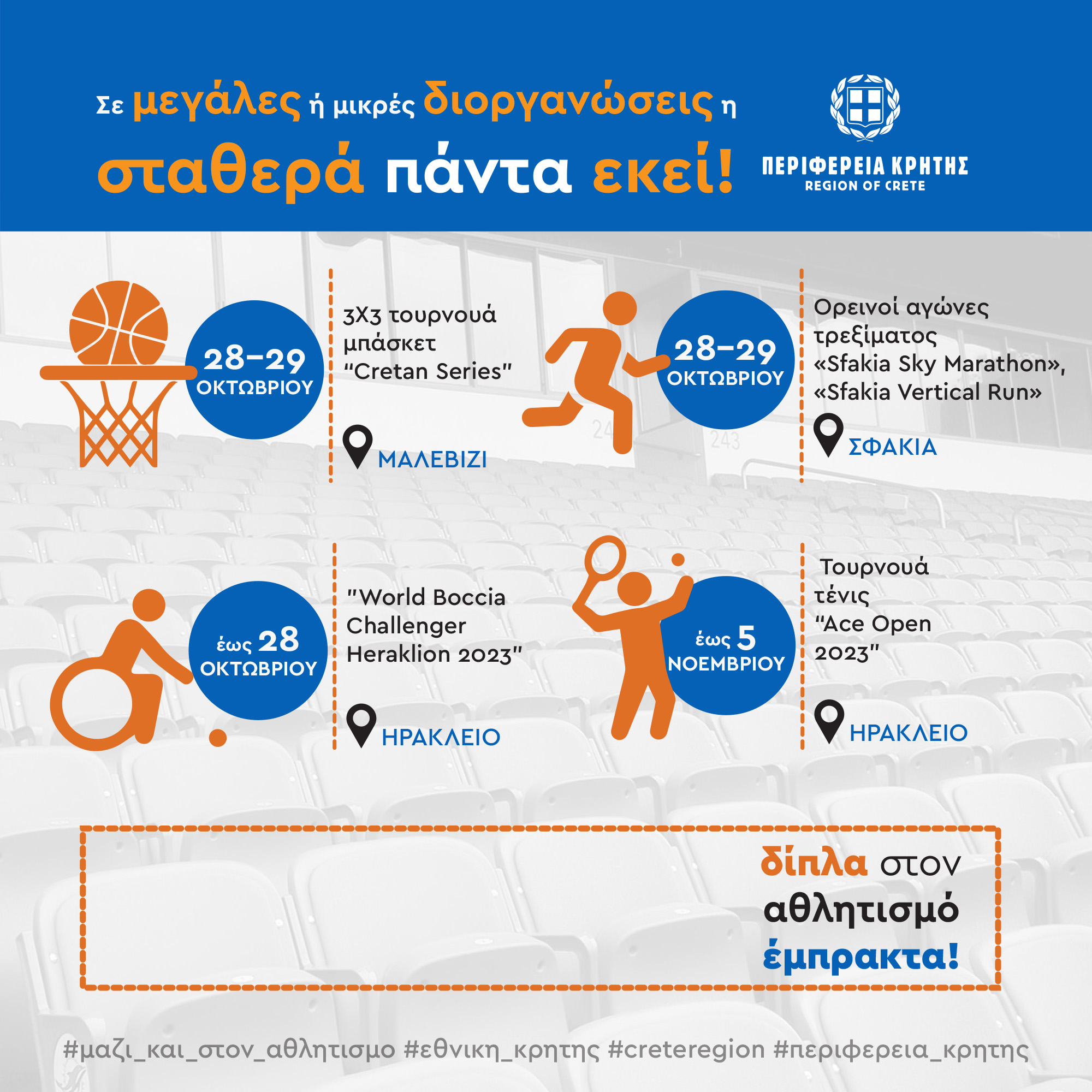 Αθλητικές διοργανώσεις 