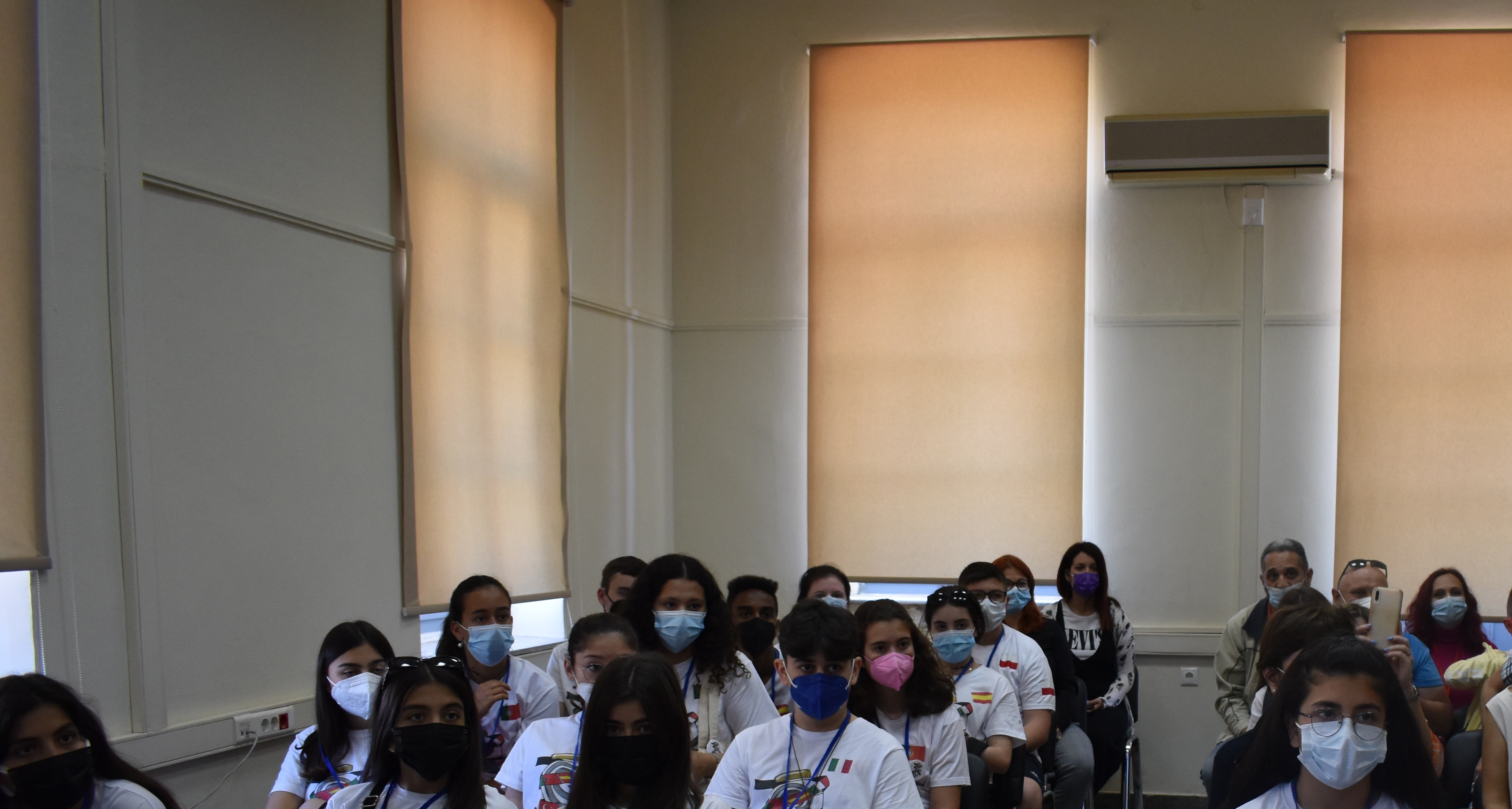 Από τη συνάντηση Καλογερή με μαθητές πέντε χωρών