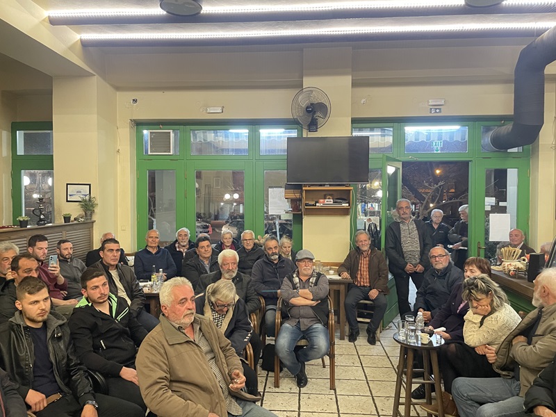 Πλήθος κόσμου στην εκδήλωση της ΤΕ Χανίων του ΚΚΕ