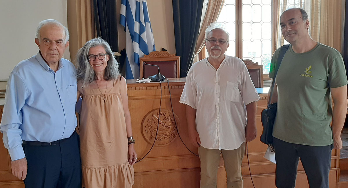 Από τη συνάντηση με το δήμαρχο Ηρακλείου 