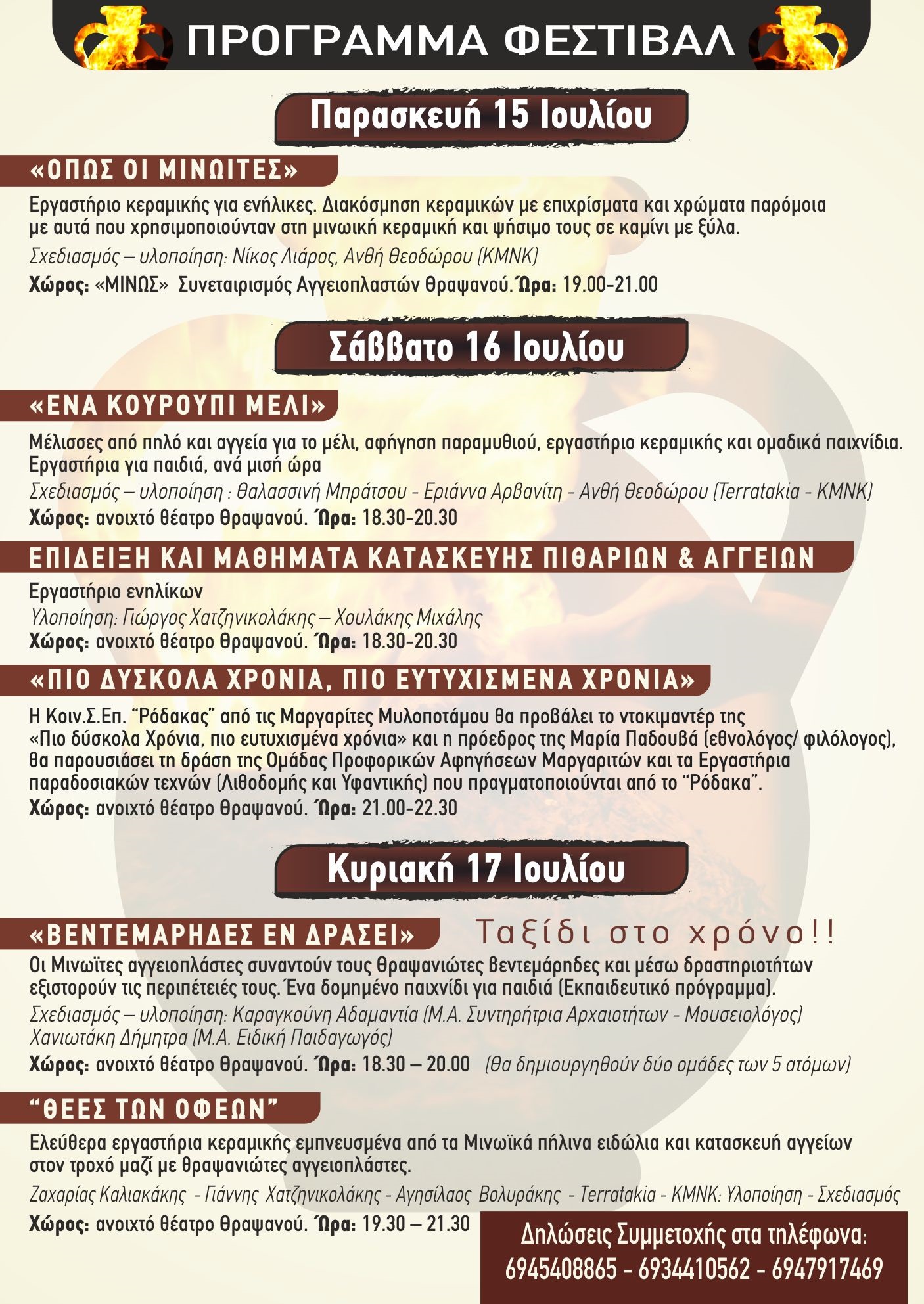 Γιορτή Αγγειοπλαστη