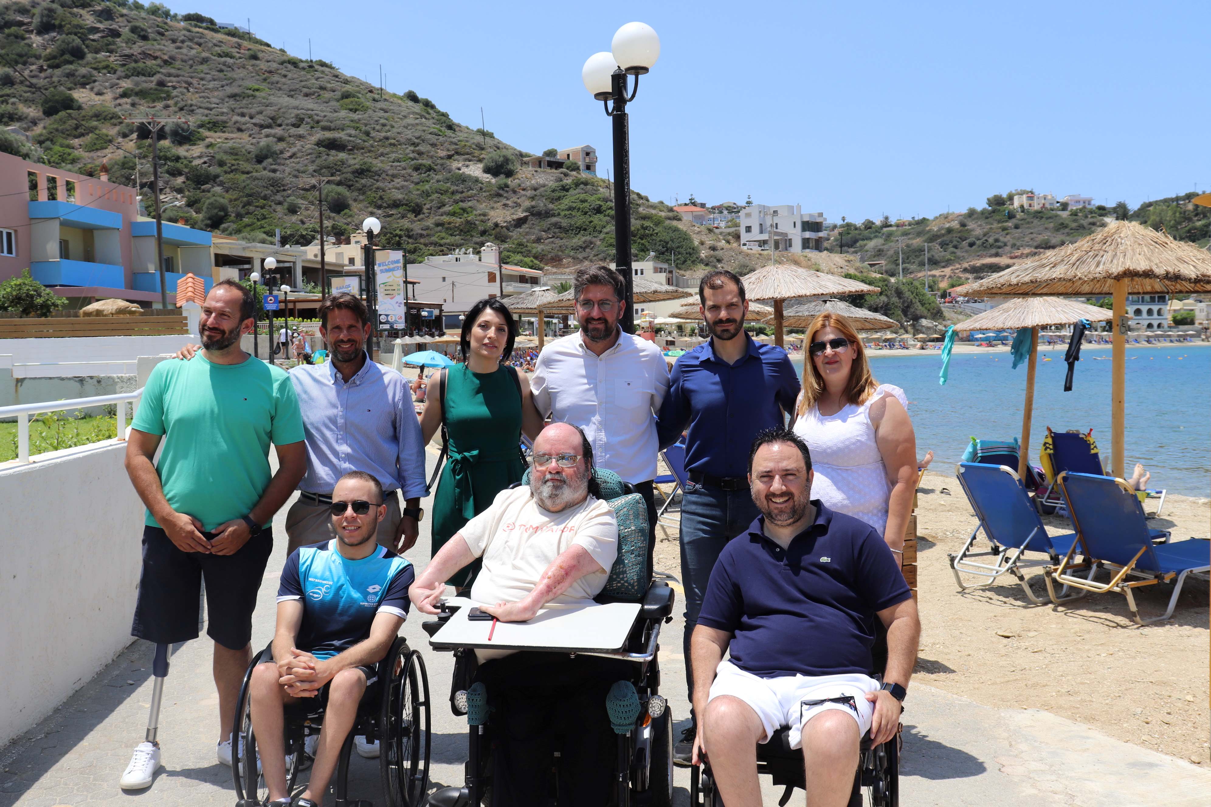 Σύστημα αυτόνομης πρόσβασης στη θάλασσα για Άτομα με Αναπηρίες τοποθετήθηκε στη Λυγαριά