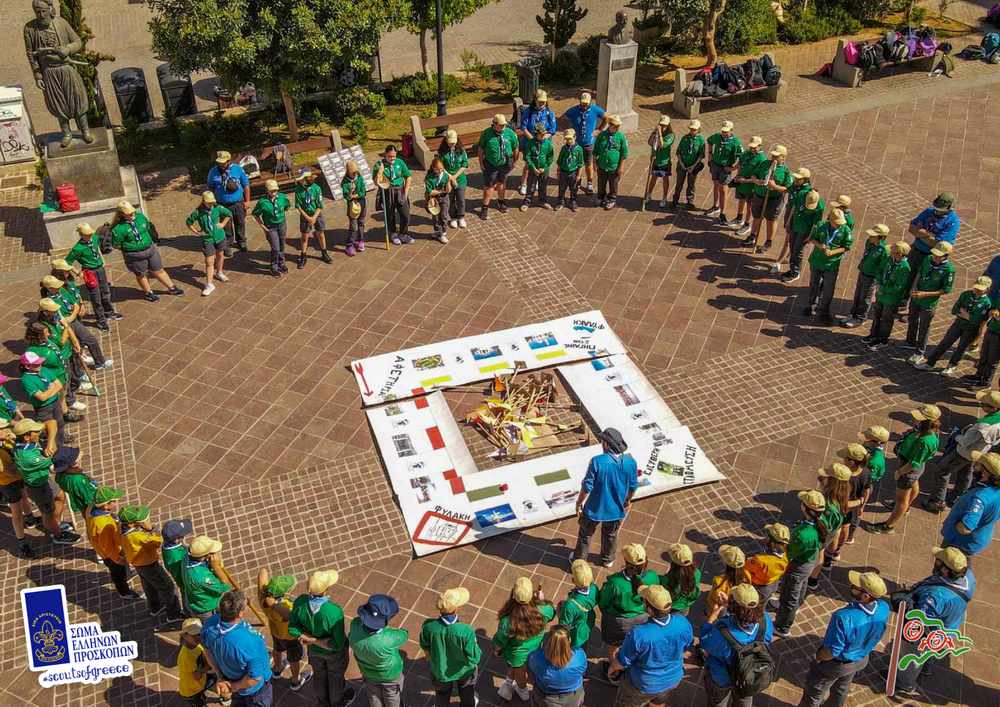 Δεκάδες μικροί πρόσκοποι γνώρισαν την παλιά πόλη των Χανίων