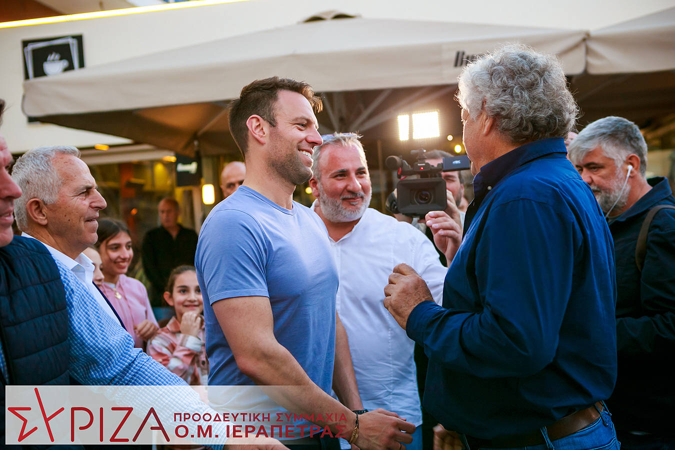 Με επιτυχία ολοκληρώθηκε η περιοδεία του προέδρου Στέφανου Κασσελάκη στο Ν. Λασιθίου