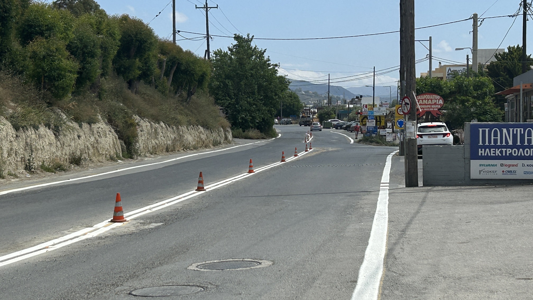 Άγιος Ιωάννης Χωστός κυκλοφορία μποτιλιάρισμα Ηράκλειο κυκλοφοριακά μέτρα κολονάκια 