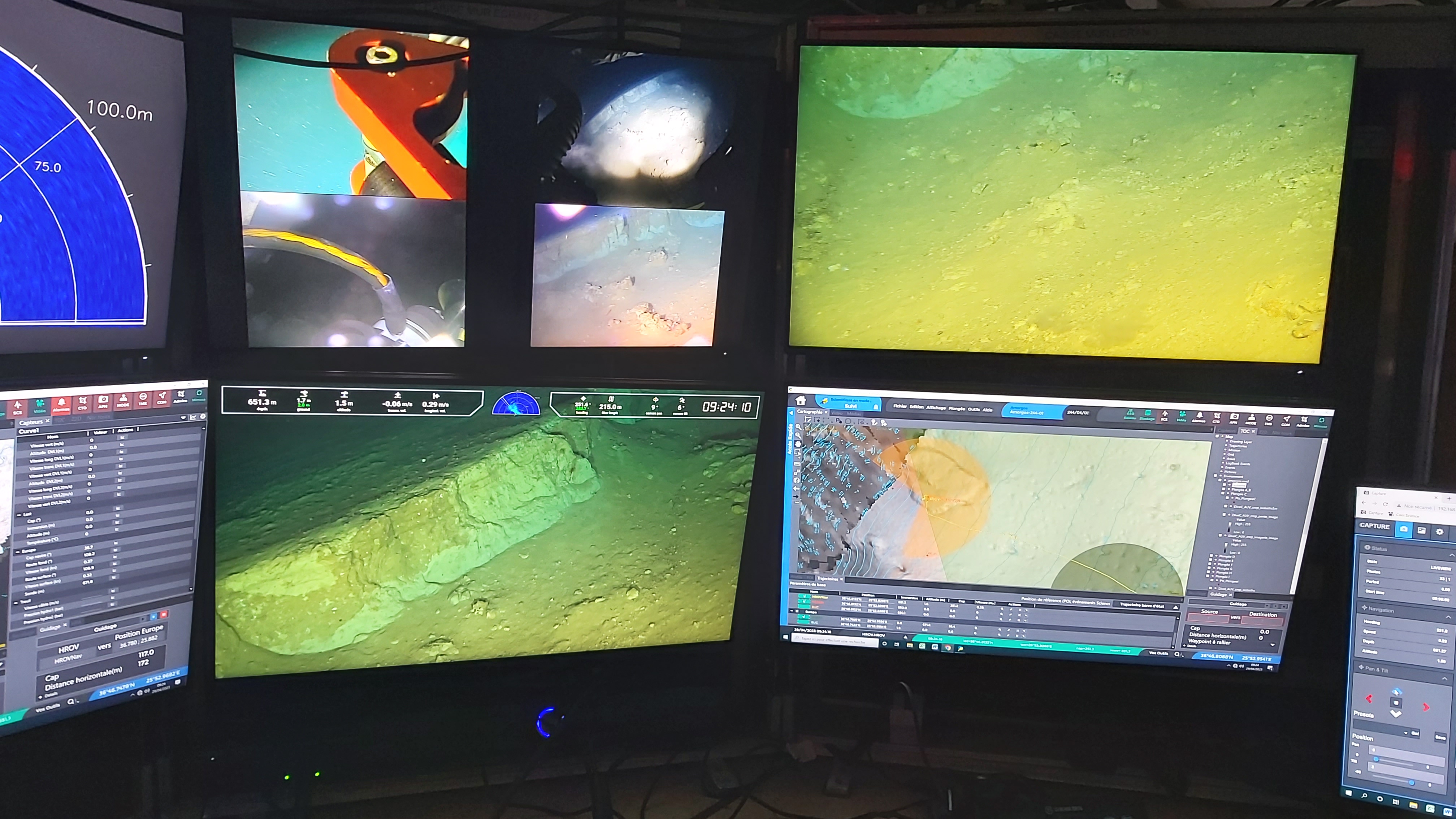 ρομπότ υποθαλάσσια περιοχή Σαντορίνη Αμοργός έρευνα