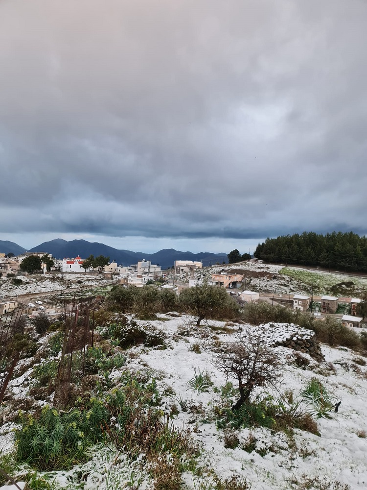 Ανώγεια χιόνι