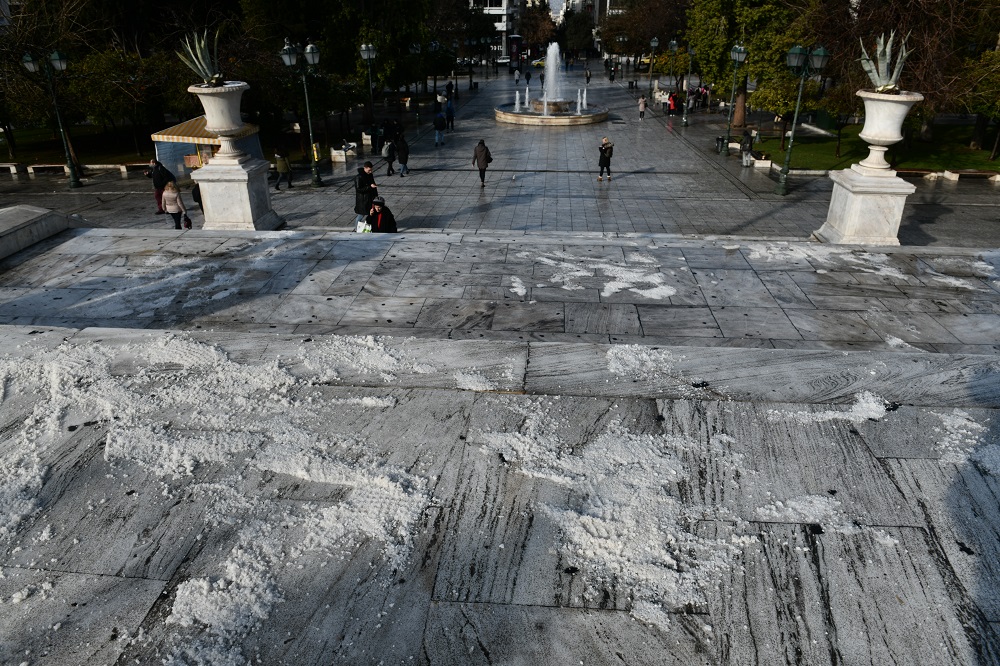 Αθήνα κακοκαιρία χιόνια