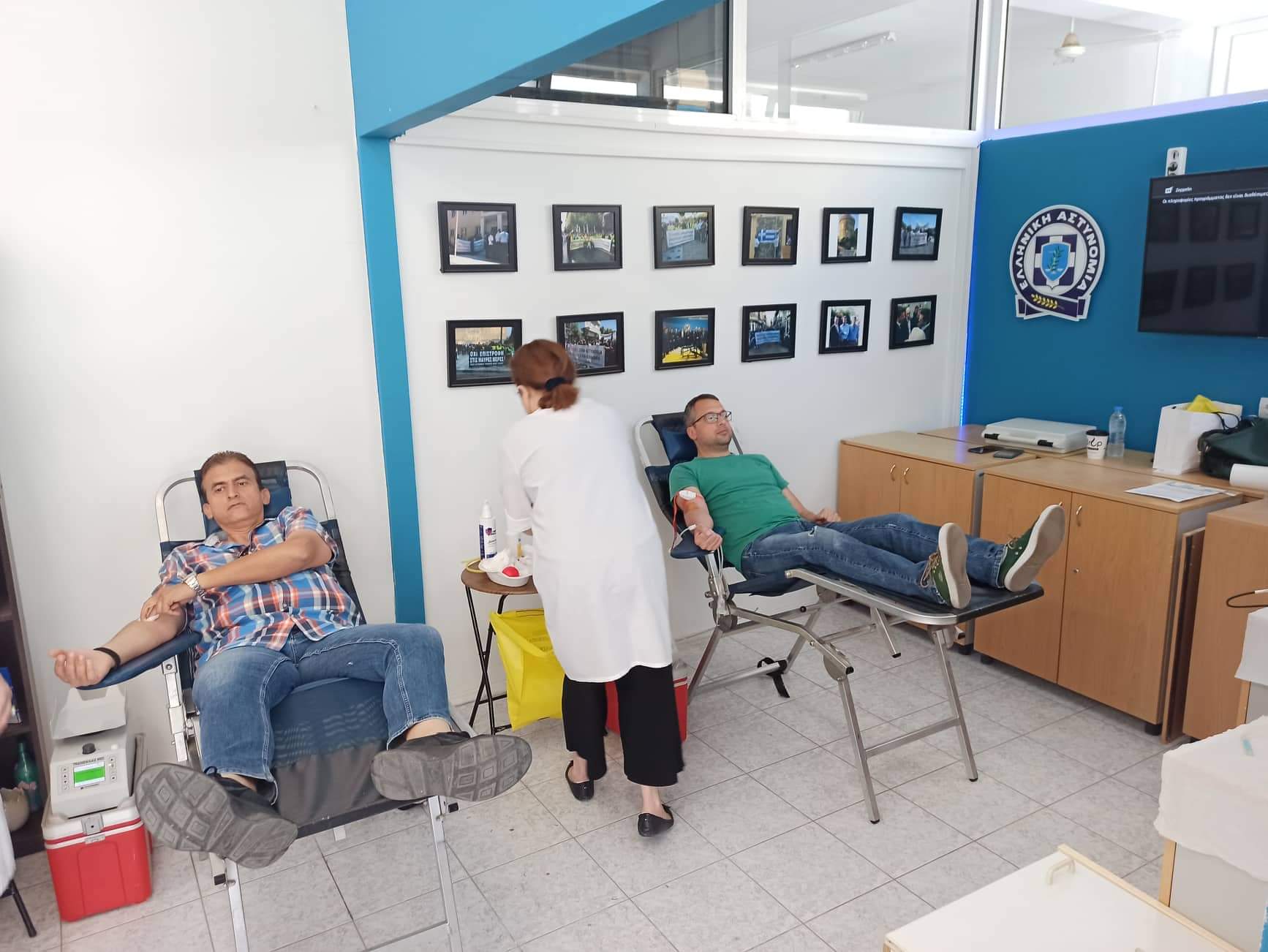 Αστυνομικοί Λασίθι αιμοδοσία