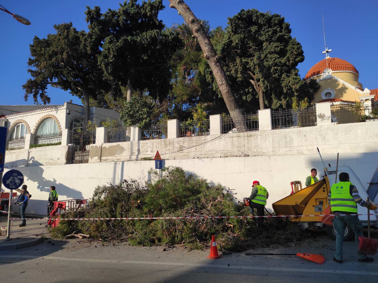 δέντρα κοιμητήριο νεκροταφείο άγιος κωνσταντίνος ηράκλειο