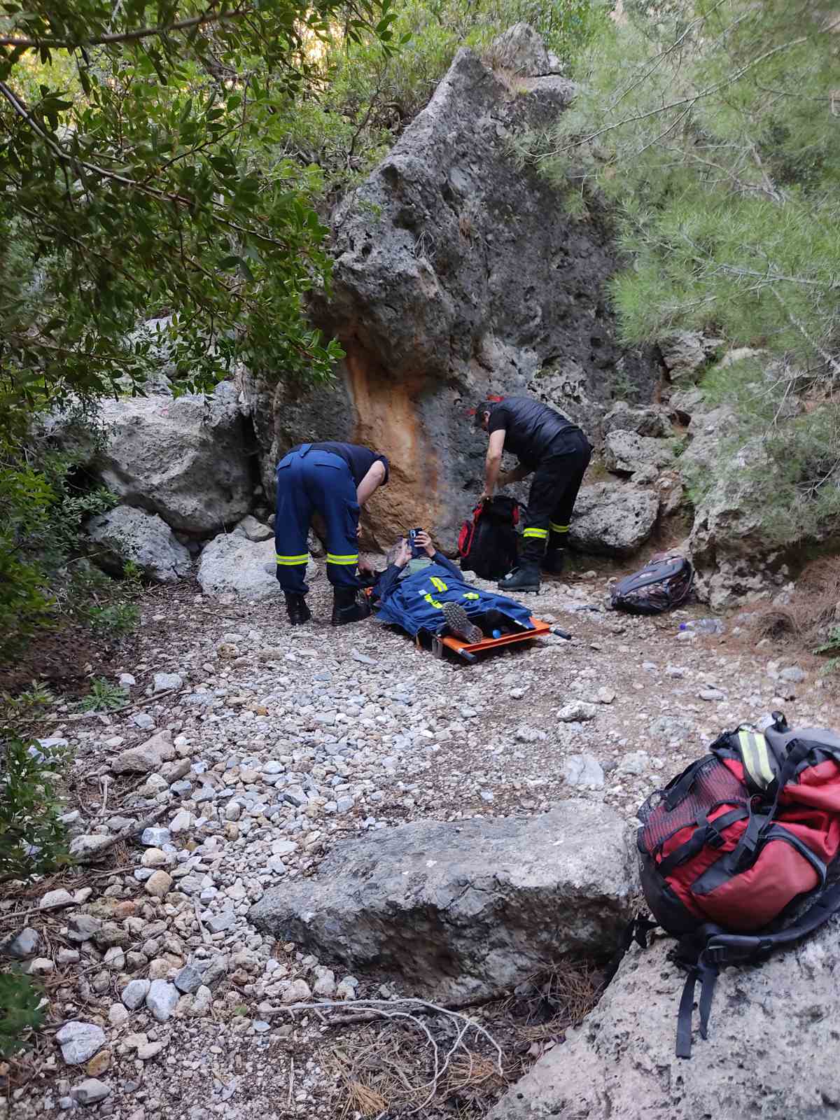 Επιχείρηση διάσωσης ηλικιωμένη