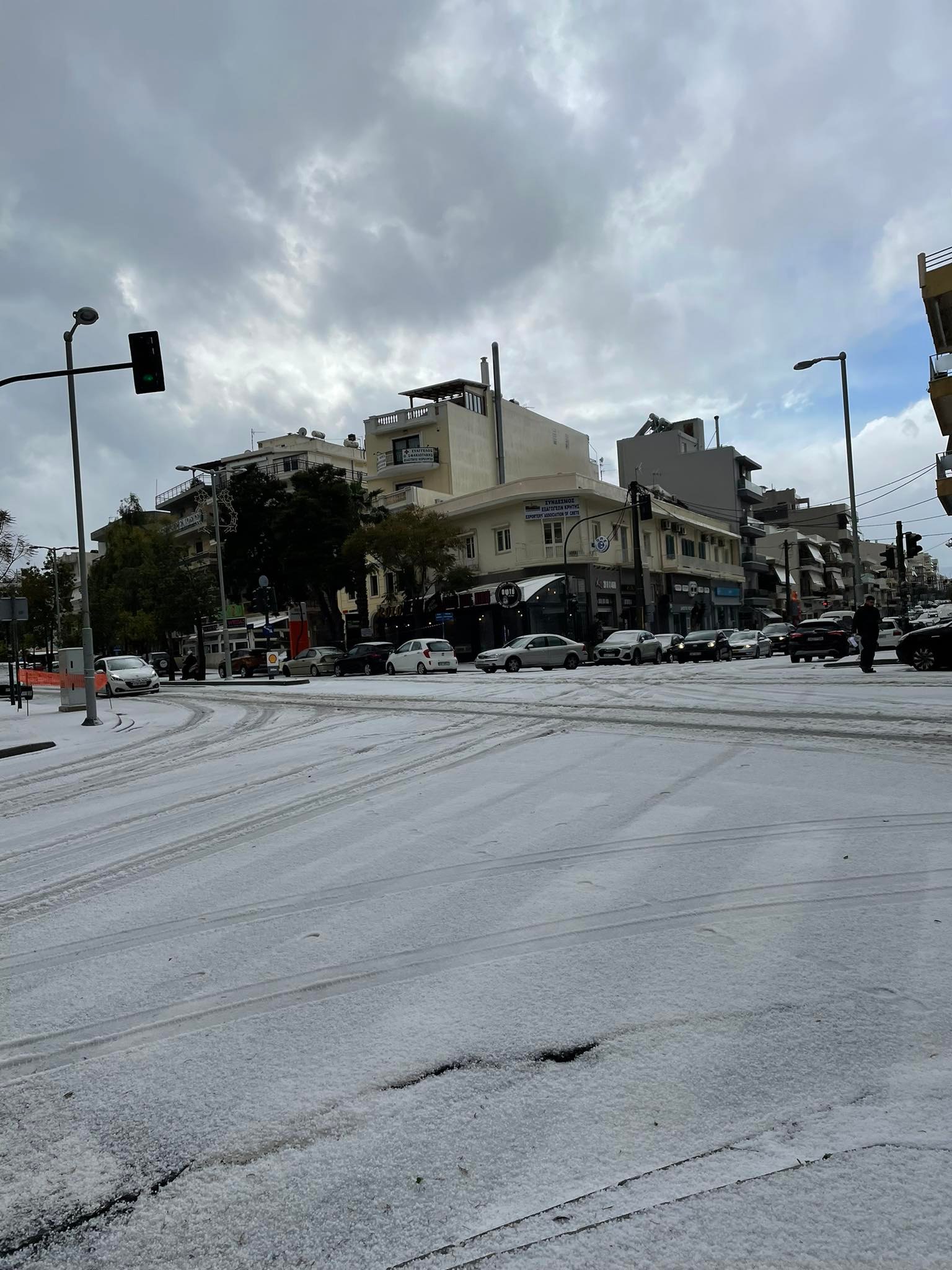 Ηράκλειο χιόνι