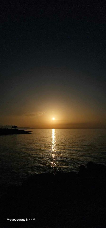 Γούρνες ηλιοβασίλεμα