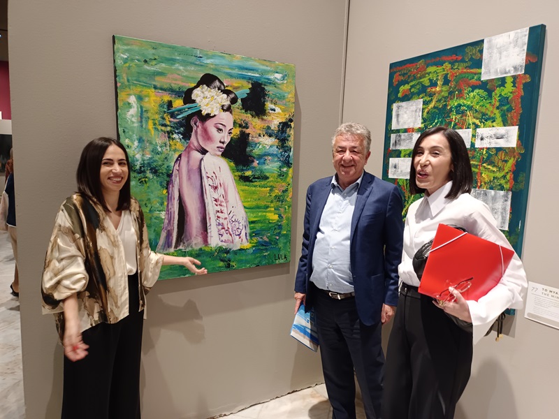 Πόλος έλξης η έκθεση Ζωγραφικής της Λούλας Μεταξά «Θριαμβευτές» στη Βασιλική Αγίου Μάρκου 