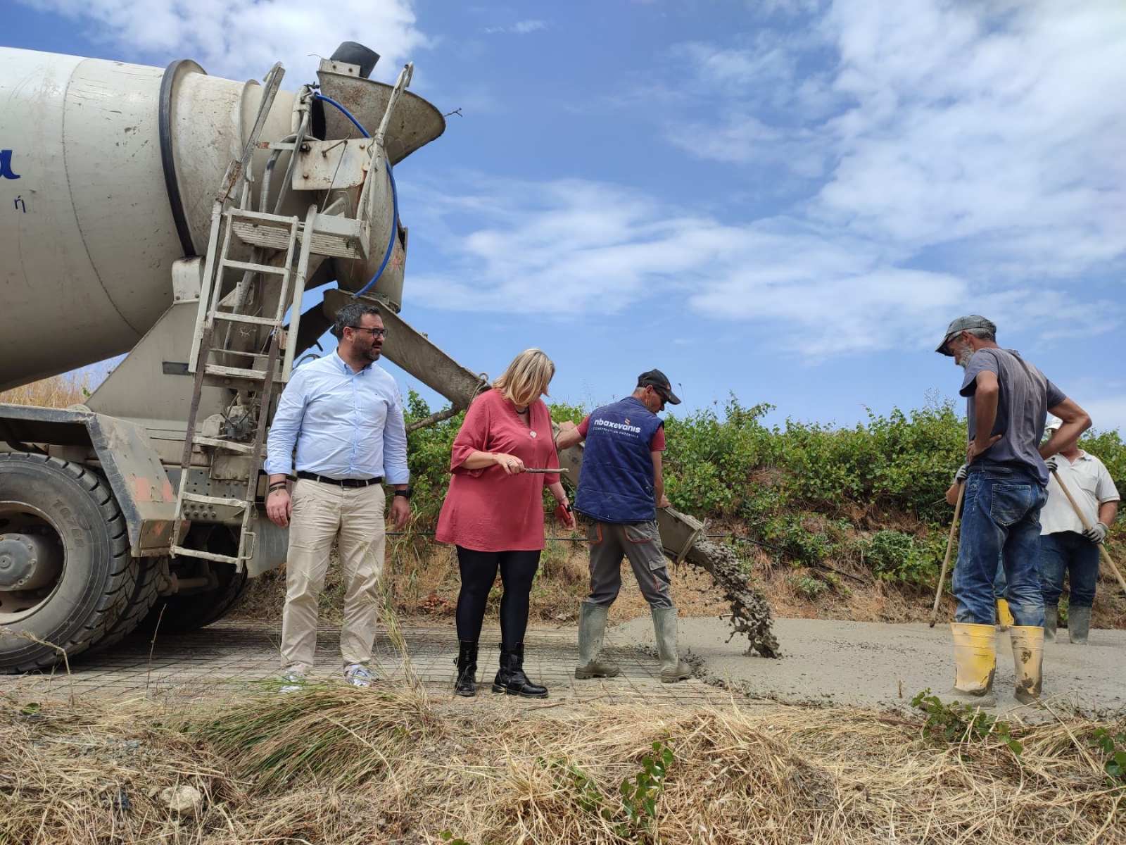 ασφαλτοστρώσεις τσιμεντοστρώσεις Δήμος Ηρακλείου Σισαμάκης Καλοκαιρινός